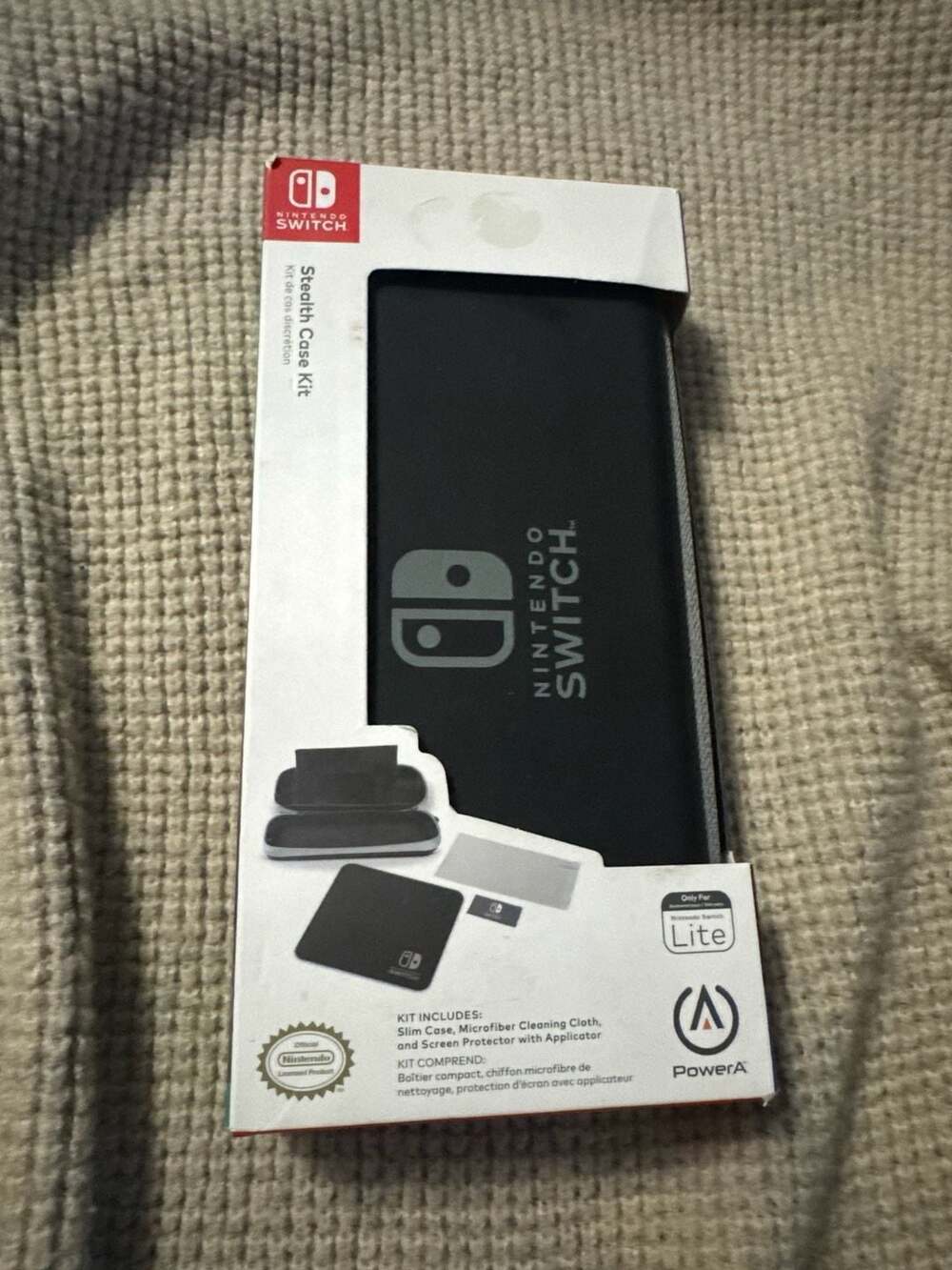 PowerA Stealth Case Kit for Nintendo Switch Lite - Black